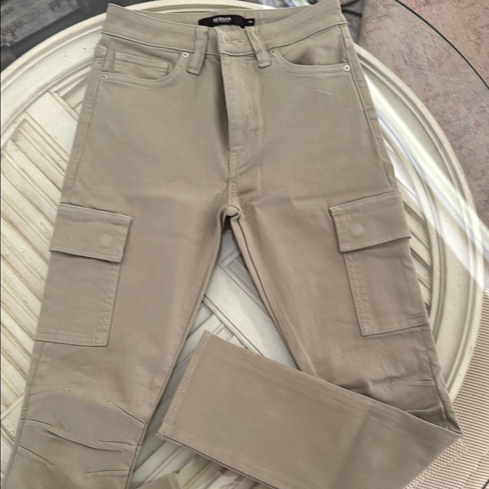 Hudson Jeans Women's Cargo Pants in Beige